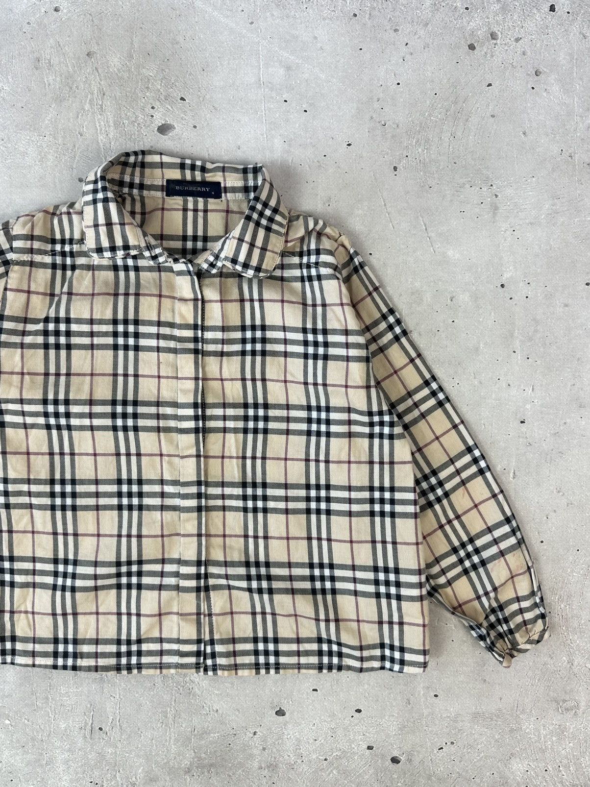 Burberry Burberry Vintage Check Long Sleeve Buttons Kids Shirt Size XS / US 0-2 / IT 36-38 - 2 Thumbnail