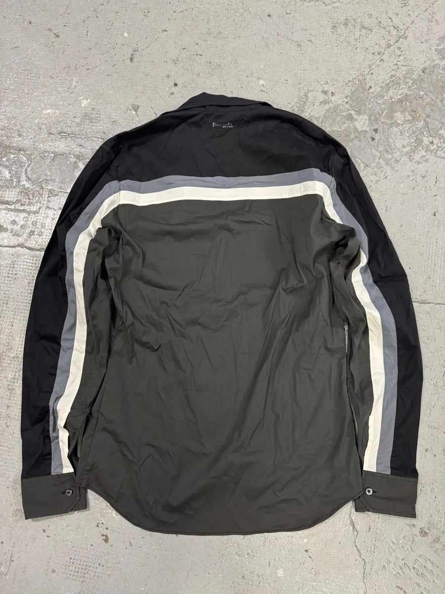 Prada SS2008 Prada Lined Black Grey Shirt Size US M / EU 48-50 / 2 - 8 Thumbnail