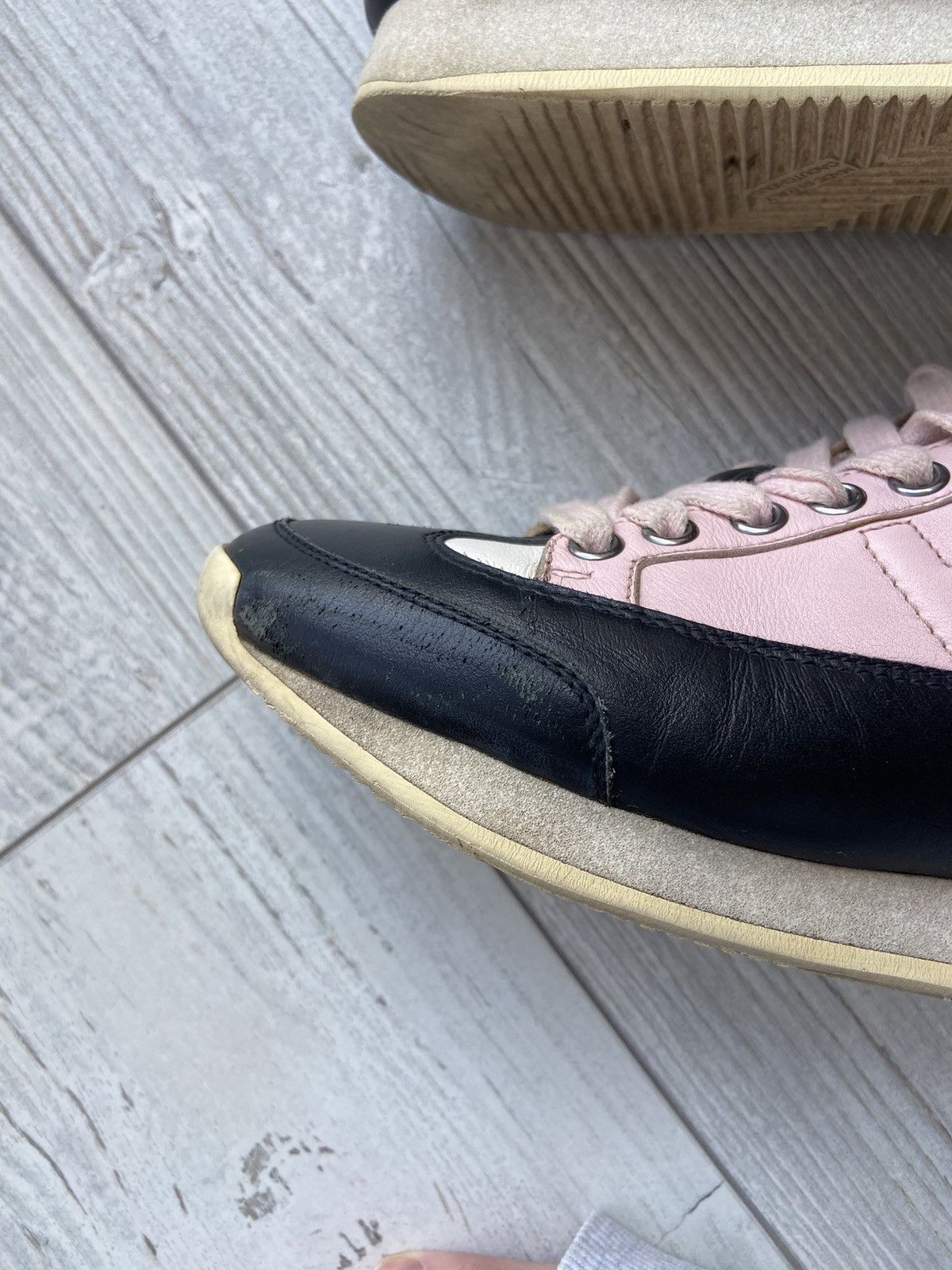 Hermes Hermes Leather Goal Sneakers Size US 7 / IT 37 - 5 Thumbnail