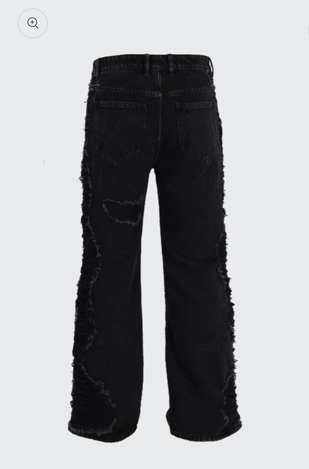 Designer × Japanese Brand × Vintage Faisean Dia black distressed perimeter denim jeans Size US 32 / EU 48 - 3 Thumbnail