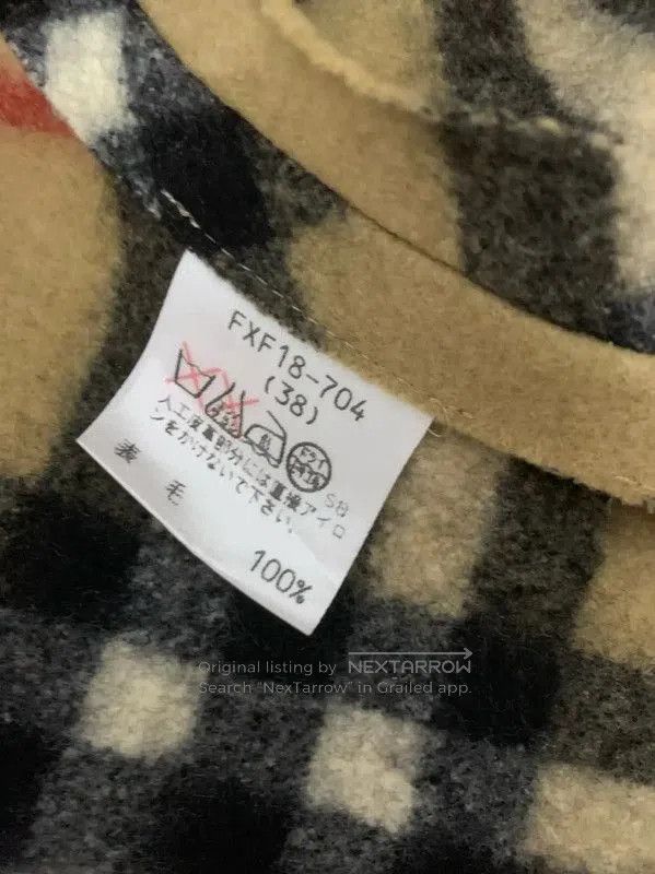 Burberry Burberry Beige Wool Check Midi Skirt. Size 23" - 8 Thumbnail