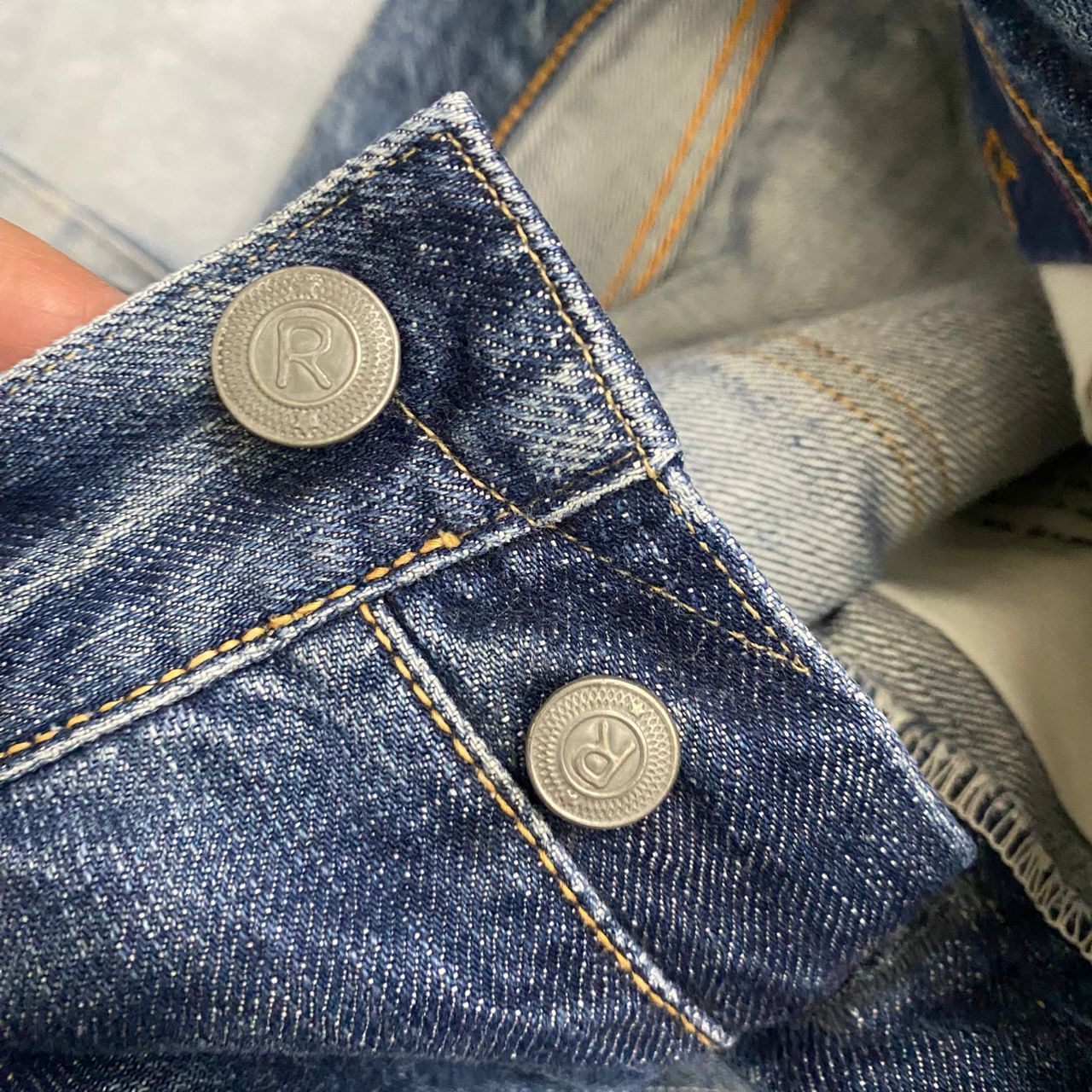 45rpm 💥Best Offer💥Vintage 45RPM Selvegde Distressed Denim Size US 30 / EU 46 - 14 Thumbnail