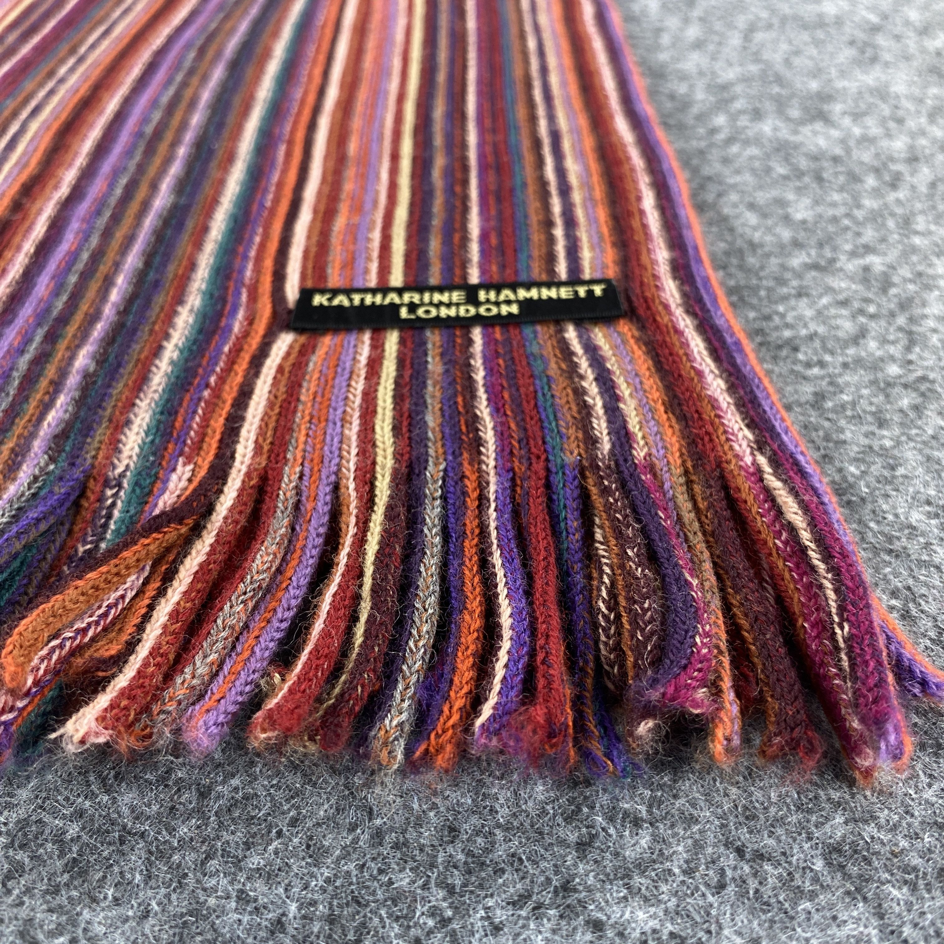 Katharine Hamnett London × Vintage Katharine Hamnett London Scarf # Muffler # Neckwear # D421 Size ONE SIZE - 6 Thumbnail