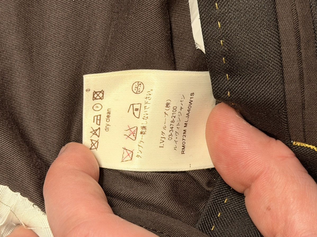Louis Vuitton Louis Vuitton Single Breasted Chocolate Tuxedo Size 48R - 9 Thumbnail