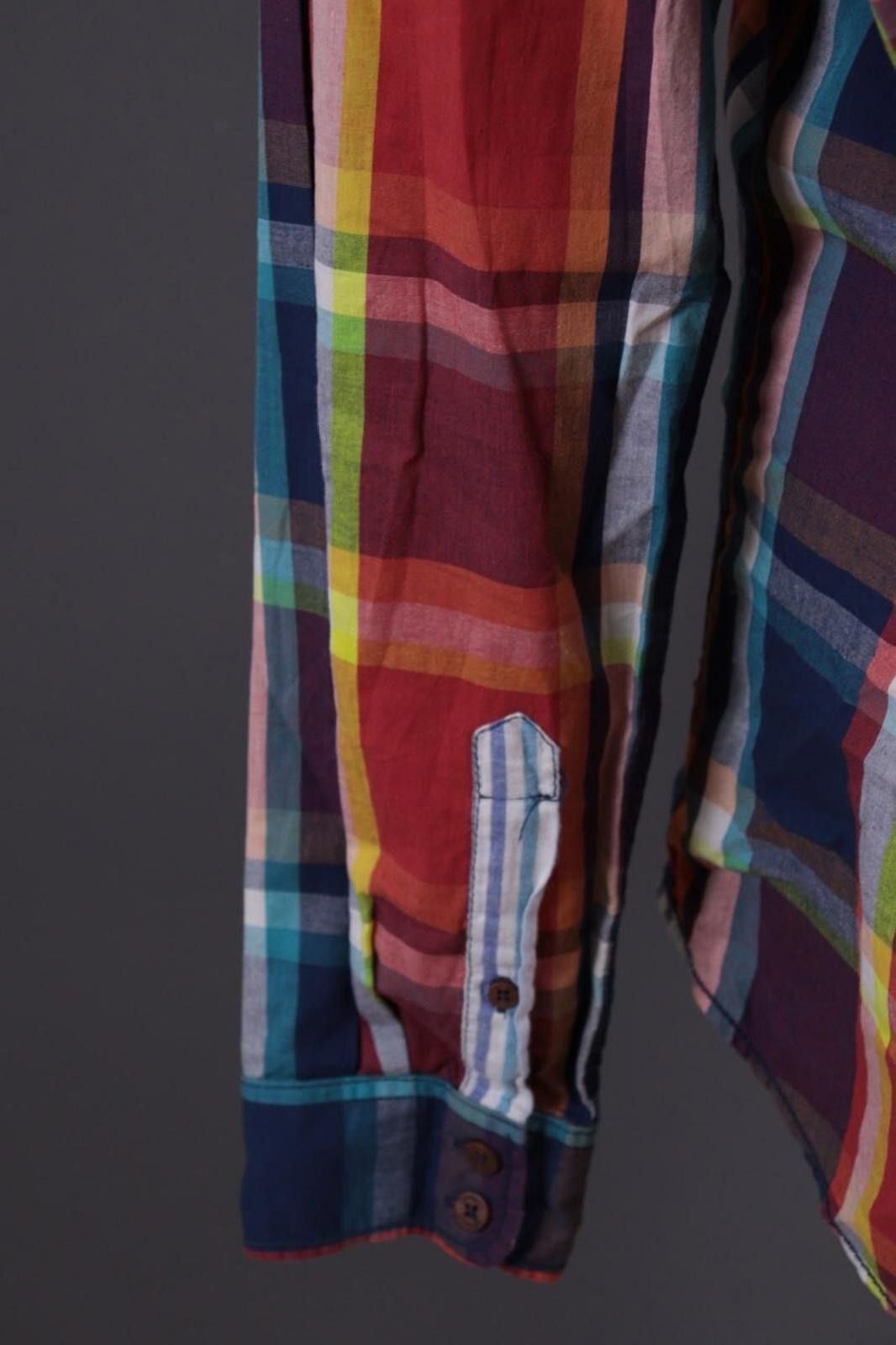 Desigual Desigual Multicolor Big Logo Check Shirt Sz XXL / 2XL Size US XXL / EU 58 / 5 - 12 Thumbnail