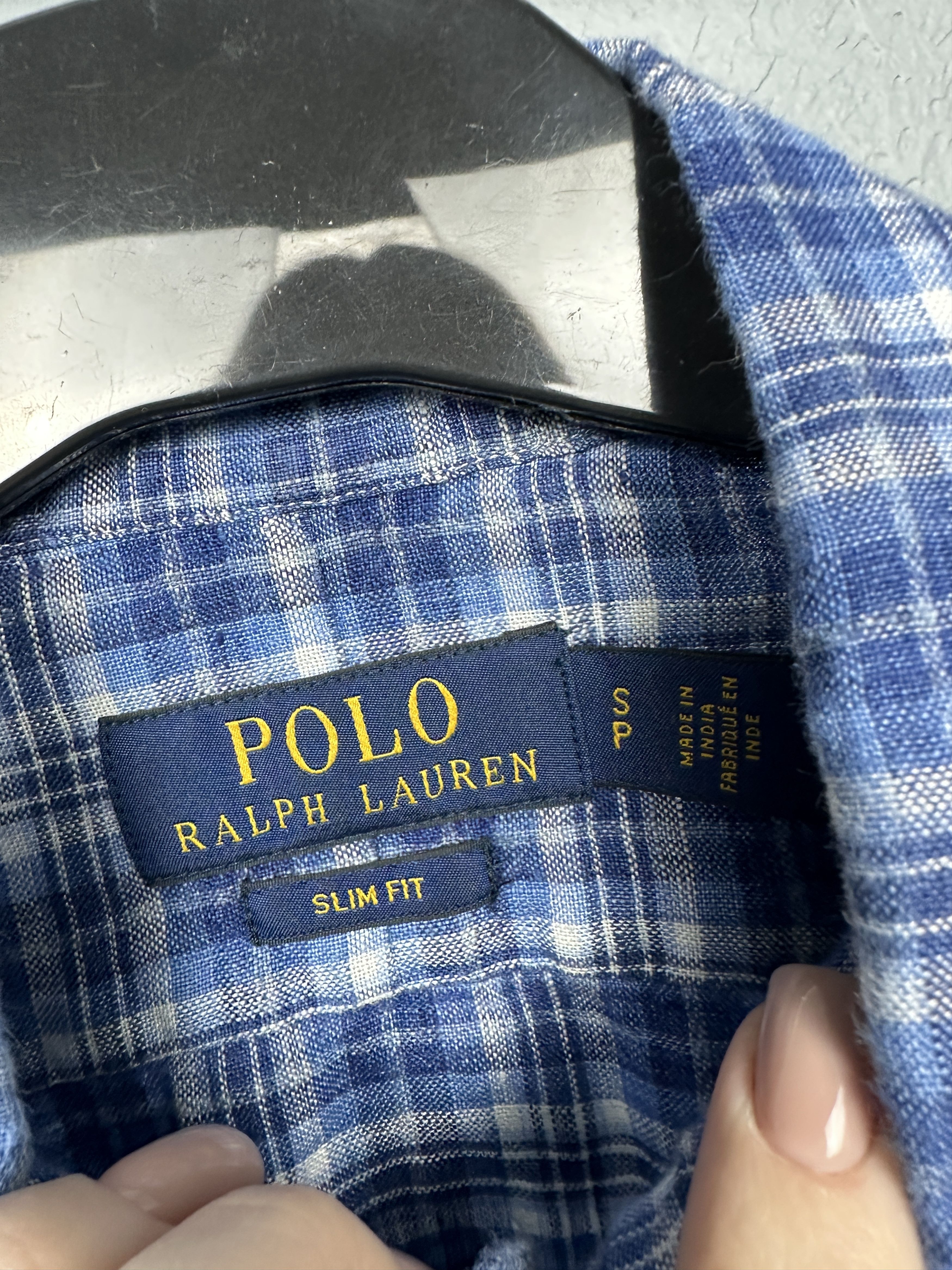 Polo Ralph Lauren × Ralph Lauren × Vintage Polo Ralph Lauren Mens LINEN Long Sleeve Shirt Y2K Size US S / EU 44-46 / 1 - 4 Thumbnail