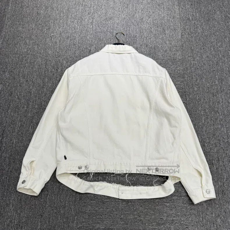 Balenciaga Balenciaga Collar Embroidered Letter Denim Jacket Size XXS / US 00 / IT 34 - 5 Thumbnail