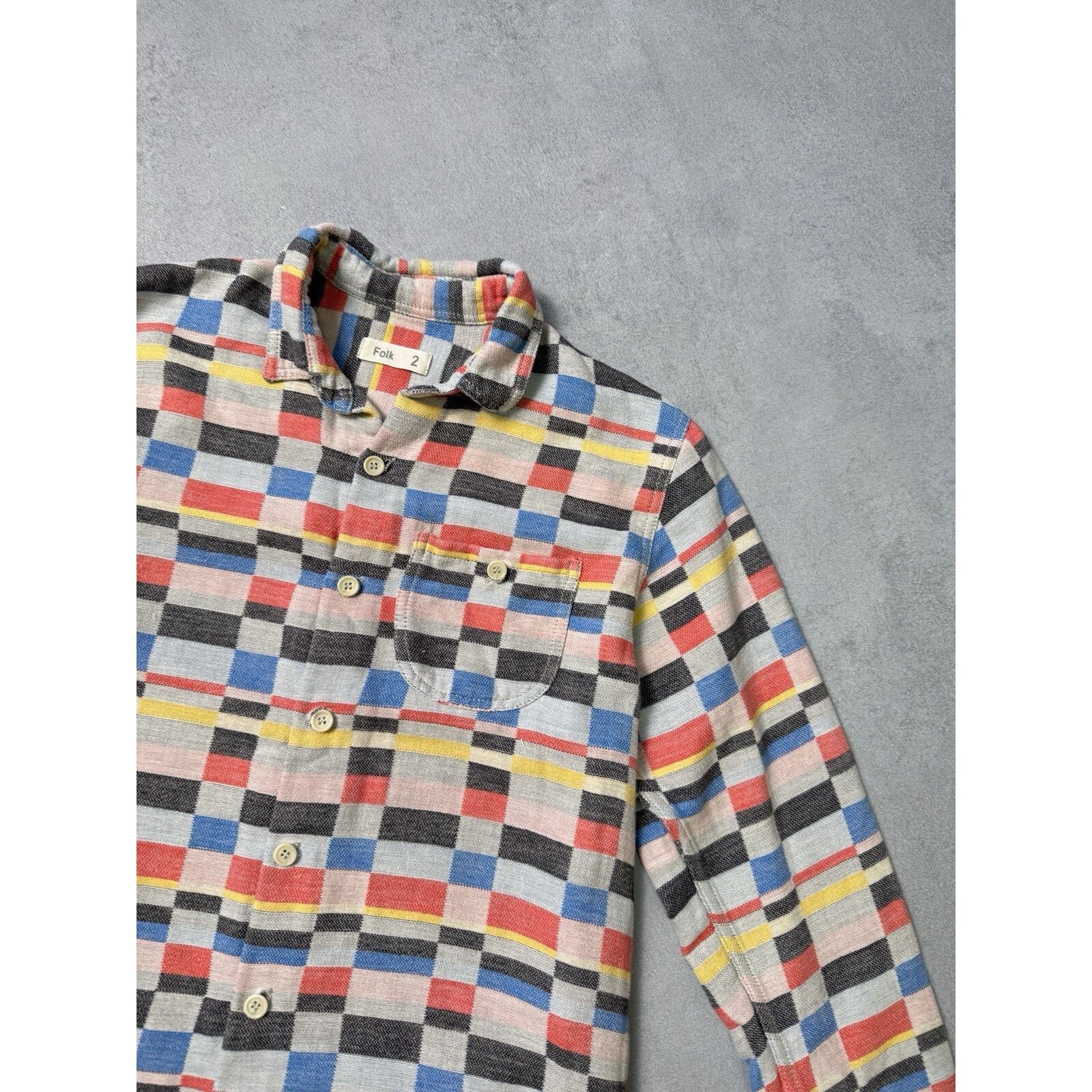 Folk Folk Button Up Long Sleeve Shirt Size 2 S Multicolour Size US S / EU 44-46 / 1 - 5 Thumbnail