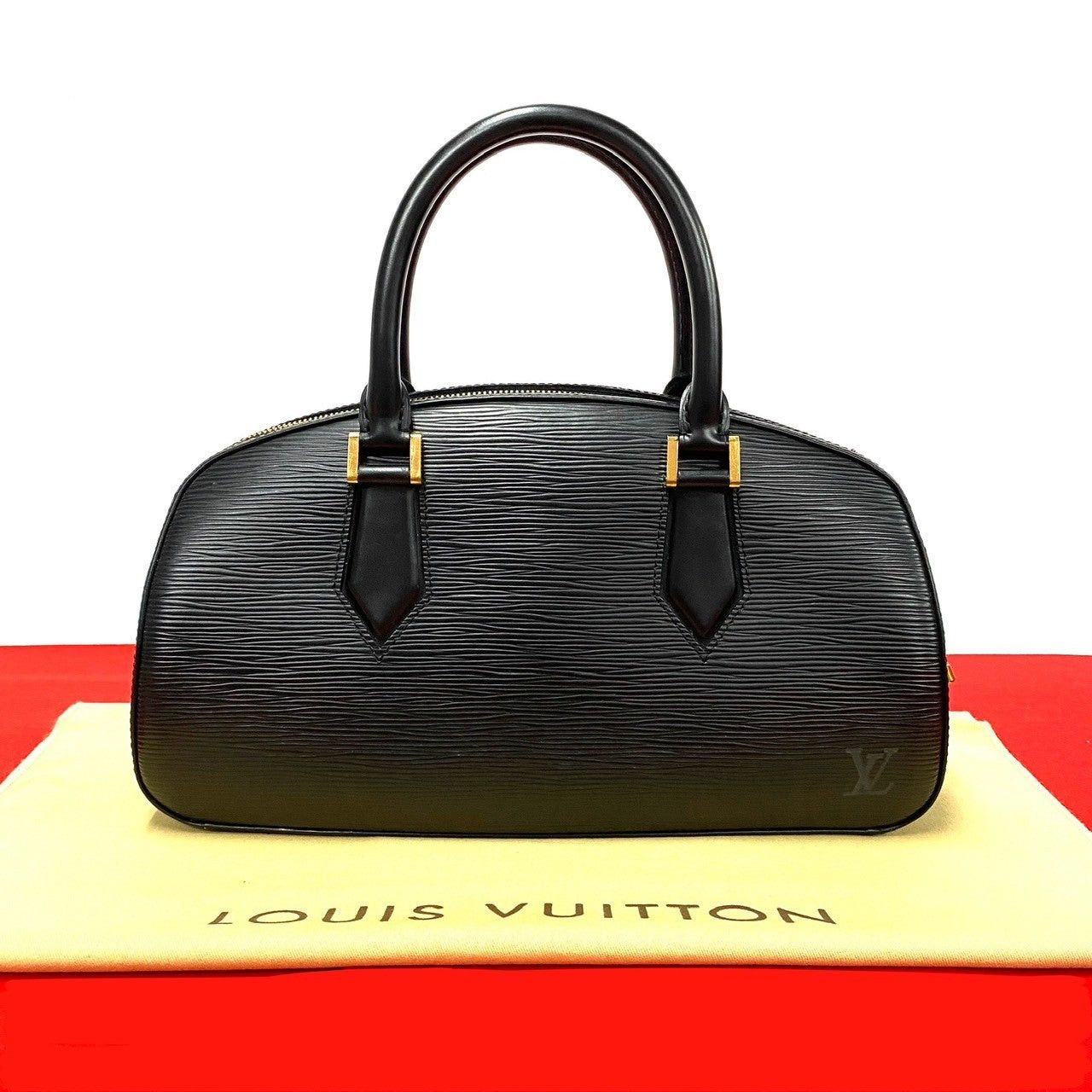 Louis Vuitton Louis Vuitton Handbag Black Leather Size ONE SIZE - 1 Thumbnail