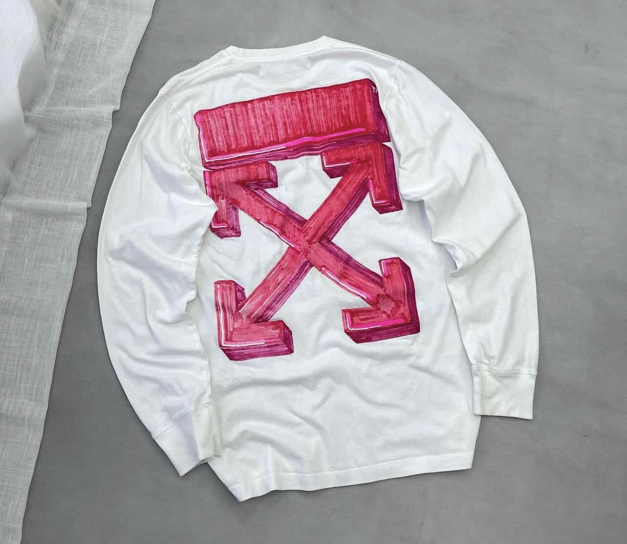 Off-White / STEAL DEAL / OFF-WHITE LONG SLEEVE MARKER ARROW Size US M / EU 48-50 / 2 - 1 Thumbnail
