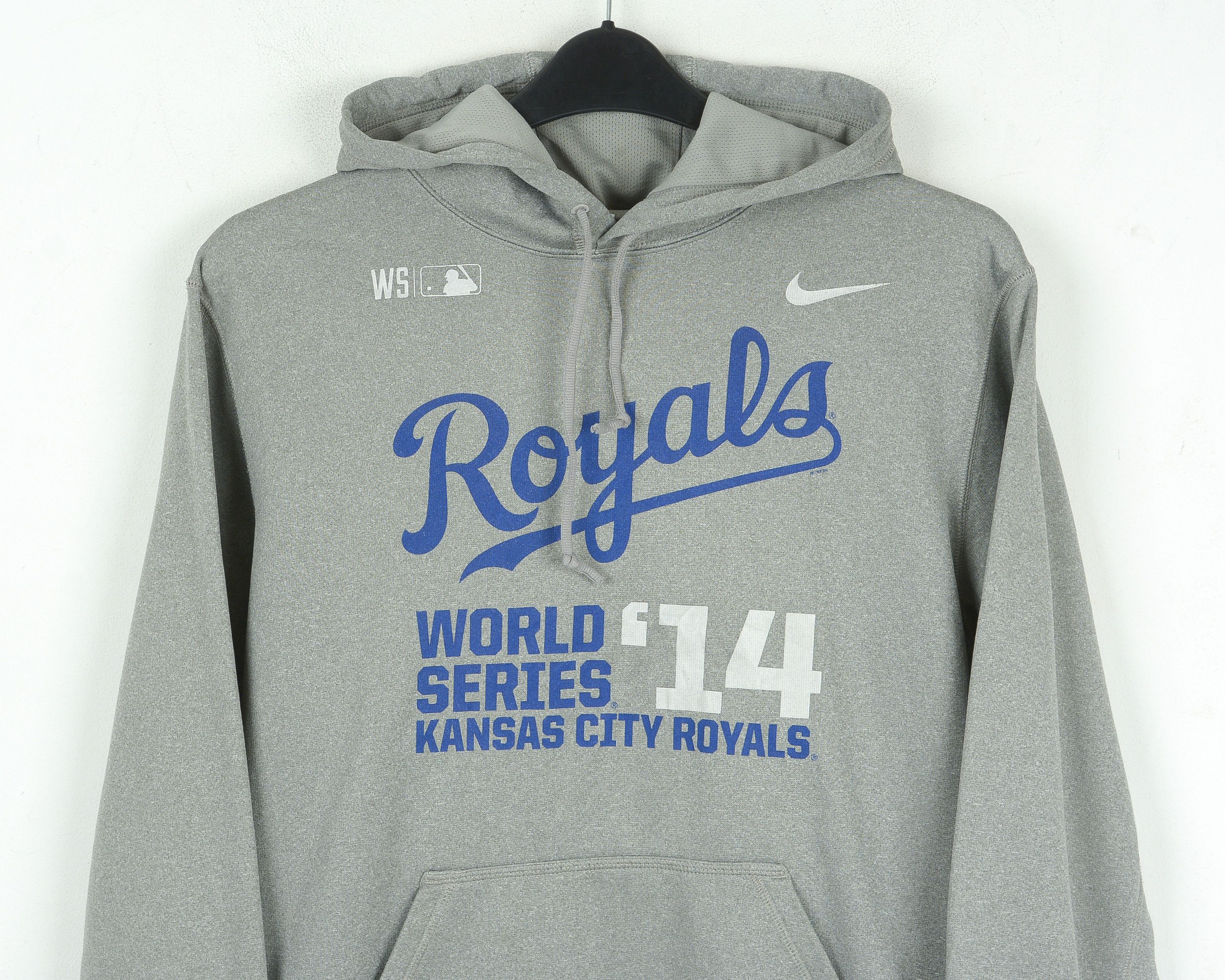 MLB × Nike Kansas City ROYALS Therma Fit Hoodie Sweatshirt Sweater Size US M / EU 48-50 / 2 - 2 Thumbnail