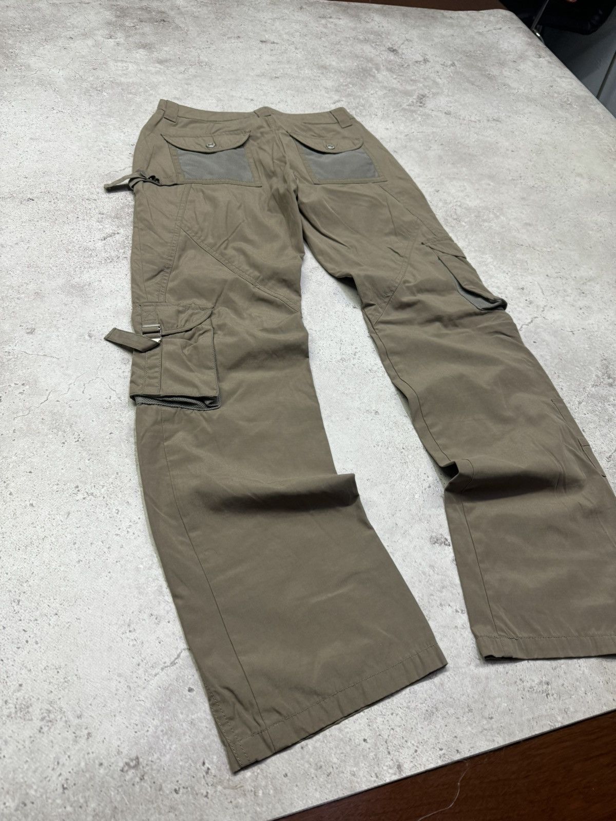 Le Grande Bleu (L.G.B.) Vintage 3D Multi-pocket Cargo Pants Size US 27 - 3 Thumbnail