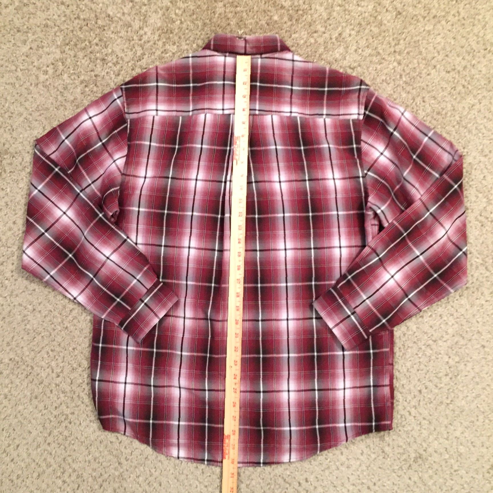 Vintage Paradise Collection Shirt Mens Medium Red Plaid Long Sleeve Button Up Size US M / EU 48-50 / 2 - 6 Thumbnail
