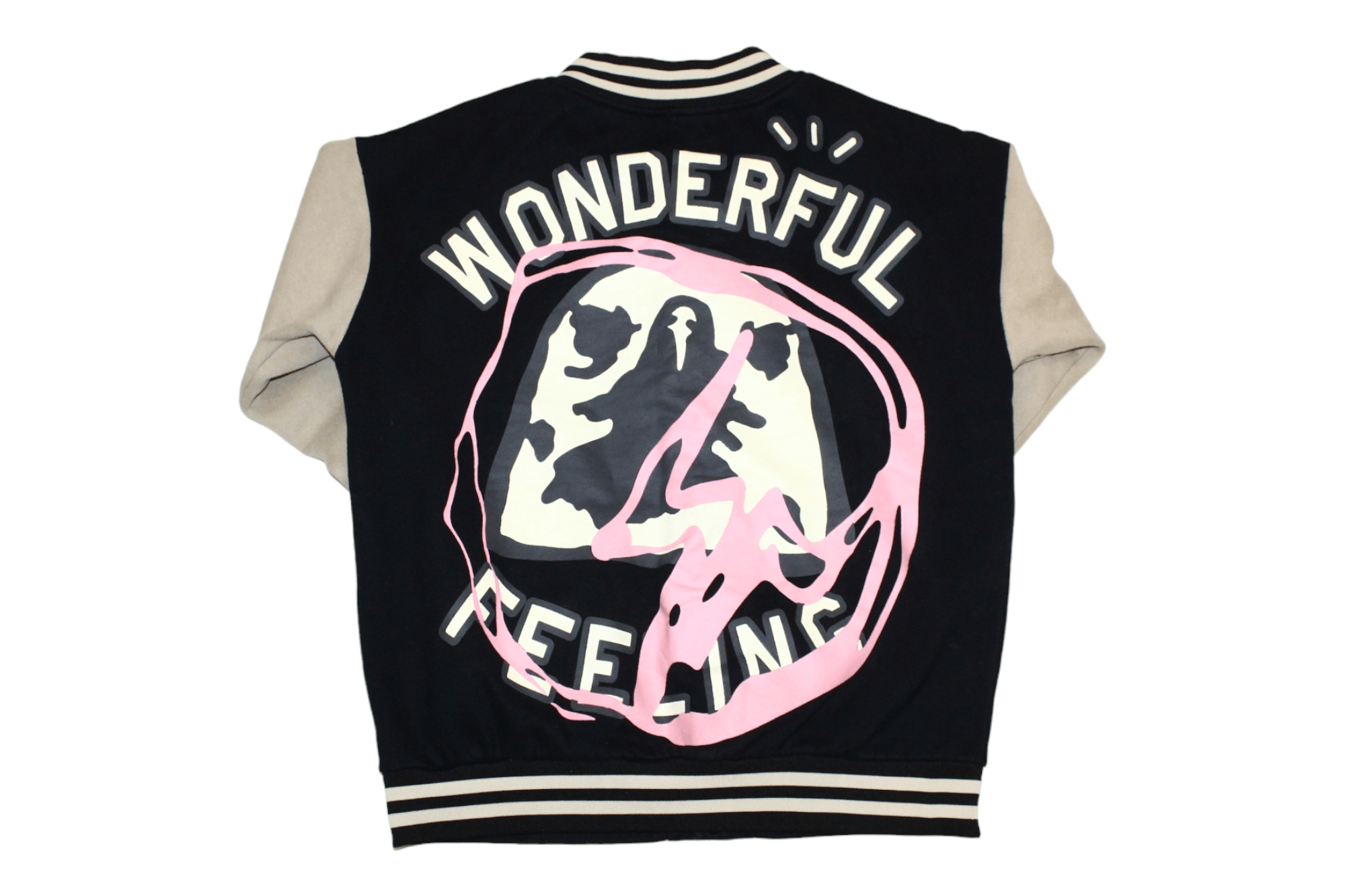 Japanese Brand hbat design Cactus Jack Travis Scott printed varsity jacket Size US M / EU 48-50 / 2 - 2 Thumbnail