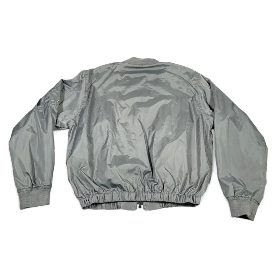 Gap VINTAGE Gap Jacket Bomber Jacket MA1 Flight Nylon Military 90s Gray Adult SMALL Mens Size US S / EU 44-46 / 1 - 3 Thumbnail