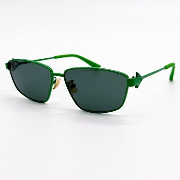 Bottega Veneta NEW BOTTEGA VENETA SUNGLASSES BV1185S 004 AVIATOR GREEN WOME Size ONE SIZE - 3 Thumbnail