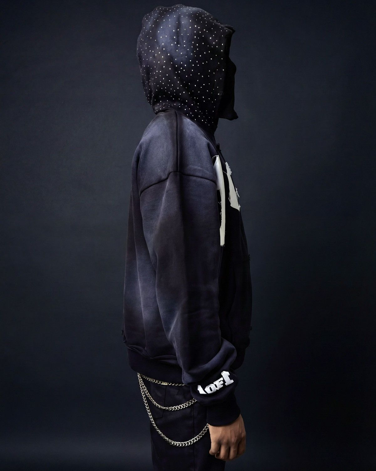 Other 1of1 oversized rhinestone hoodie Size US L / EU 52-54 / 3 - 3 Thumbnail