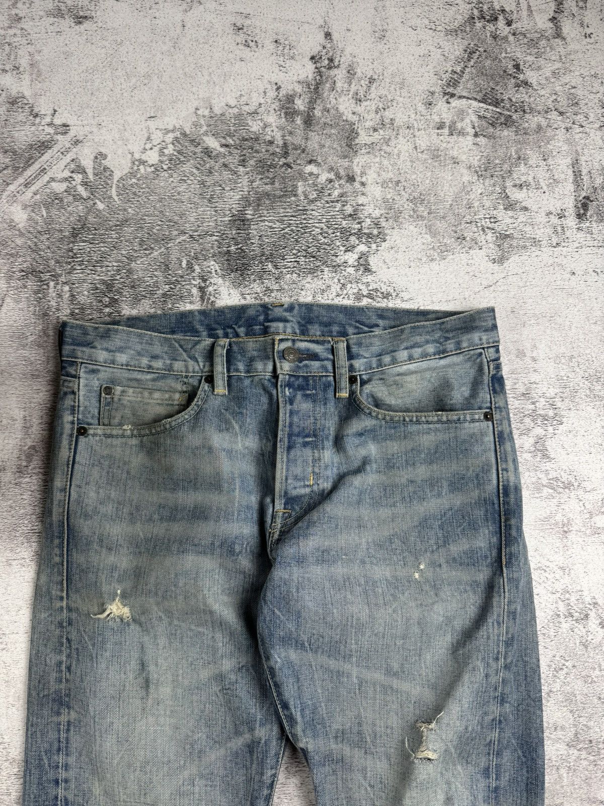 Denim & Supply Ralph Lauren Vintage Denim & Supply 32/34 Ralph Lauren Slim Distressed Jeans Pants Trousers Size US 32 / EU 48 - 9 Thumbnail