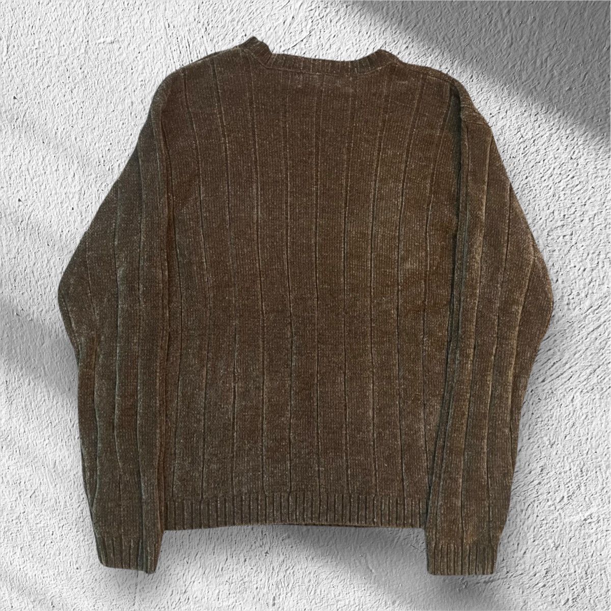 Bill Blass Vintage Bill Blass Ribbed Brown Knit Sweater – XL Size US XL / EU 56 / 4 - 2 Thumbnail