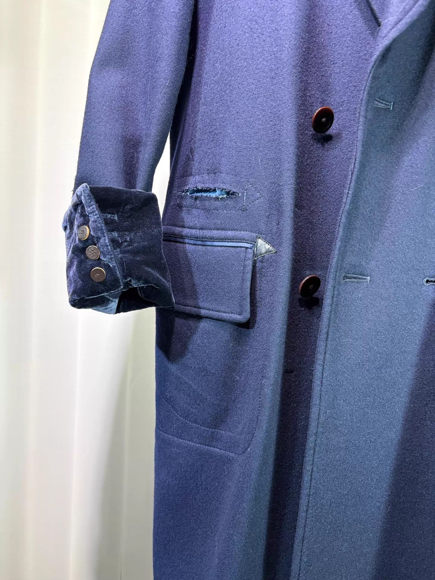 Takahiromiyashita The Soloist. TAKAHIRO MIYASHITA The Soloist 14AW Velvet Wool Blazer Size US S / EU 44-46 / 1 - 4 Thumbnail