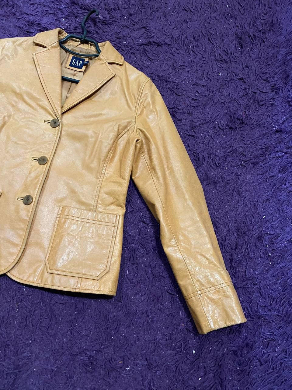 Gap Vintage 2000s Gap Suede Leather Overshirt Jacket Size US XS / EU 42 / 0 - 5 Thumbnail