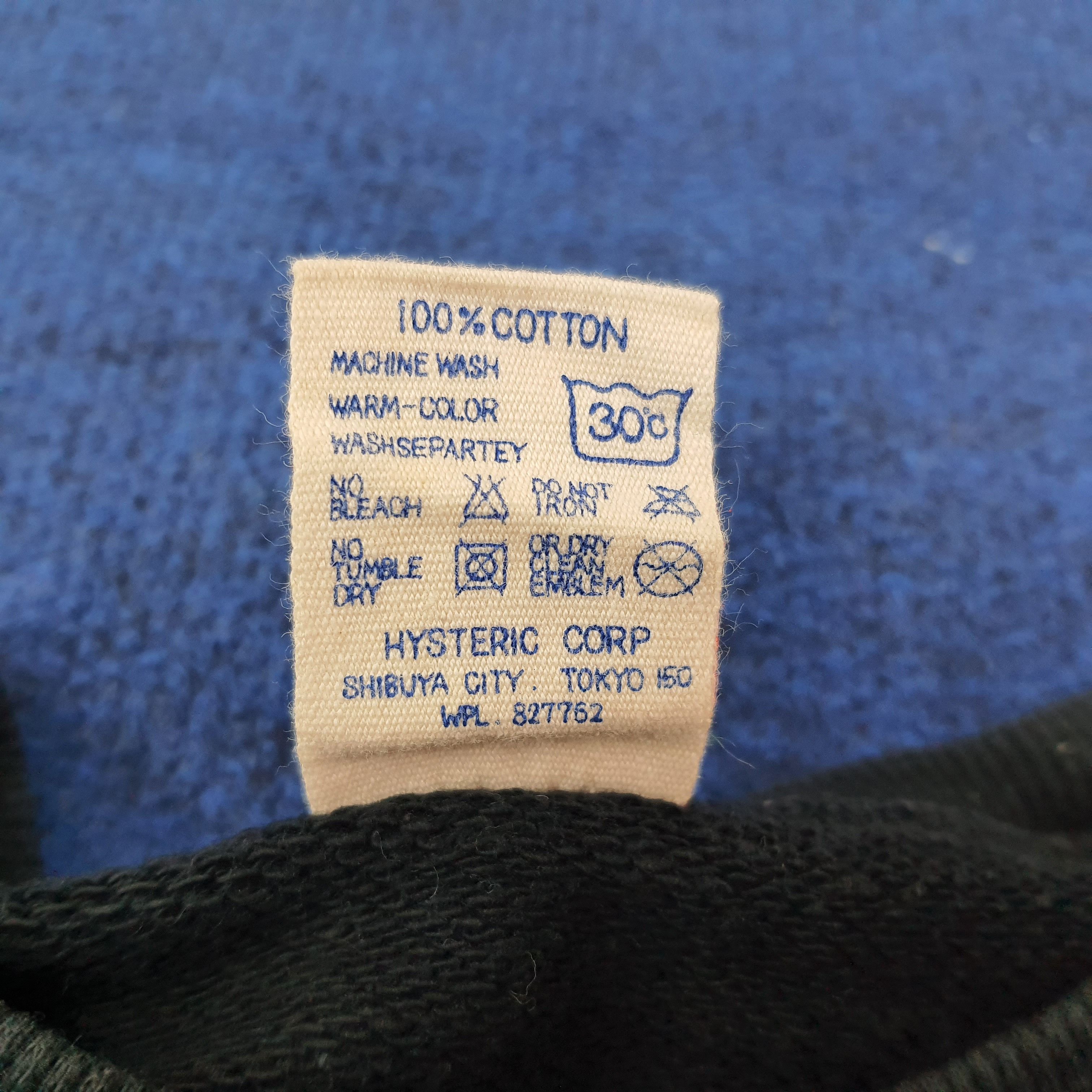 Hysteric Glamour Vintage Hysteric Mini Japan Brand Sweatshirt C259N11 Size US XXS / EU 40 - 4 Thumbnail