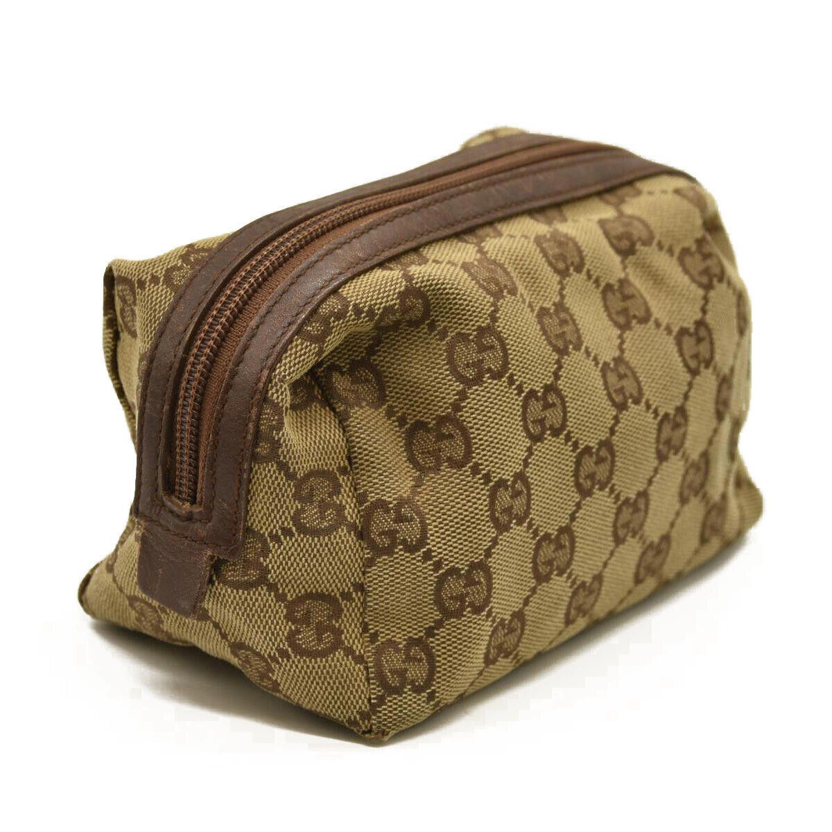 Gucci Gucci Monogram Large Cosmetic Case Brown 29595 203887 Size ONE SIZE - 2 Thumbnail
