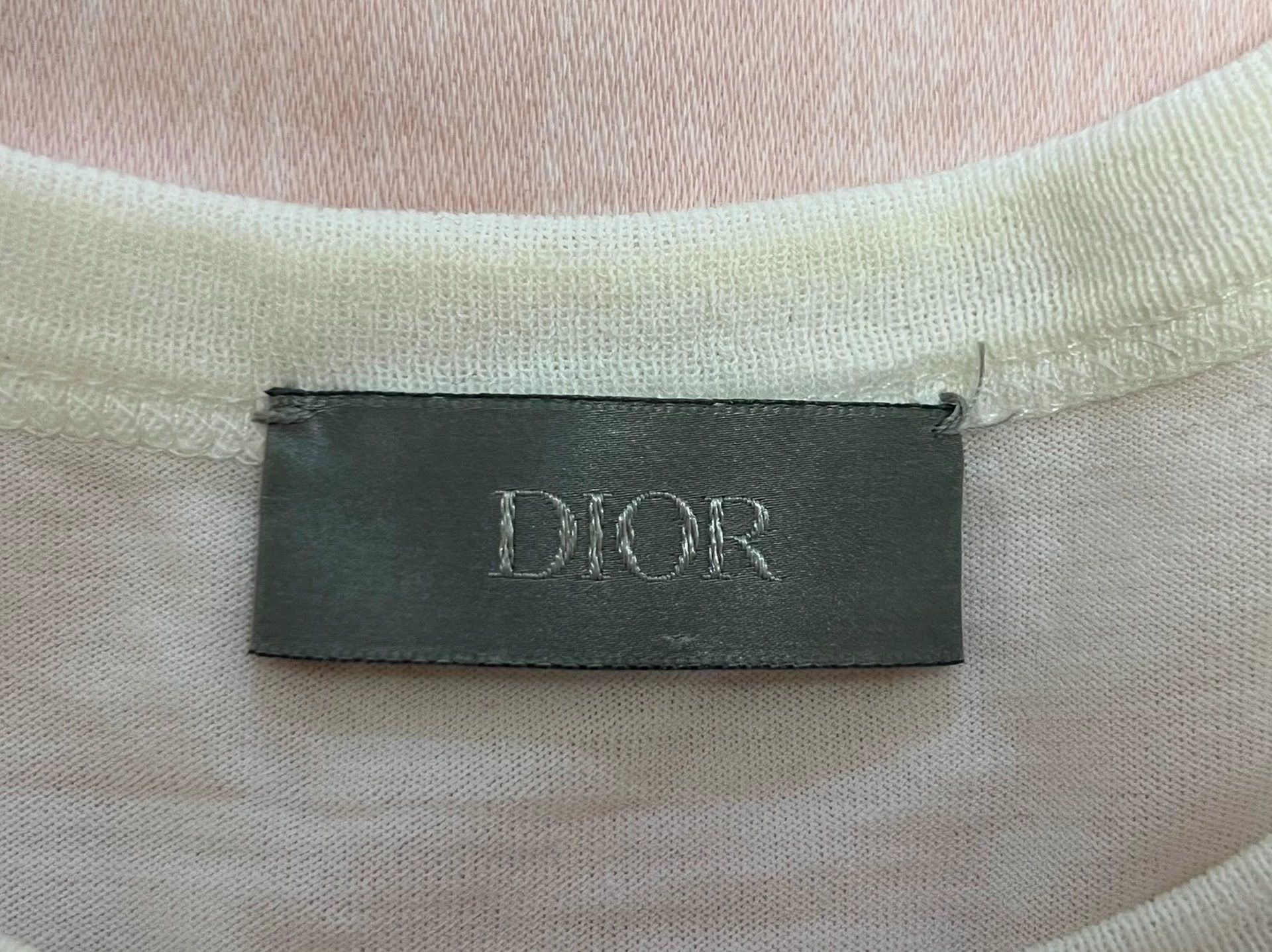 Dior Dior Floral T-shirt Men's L White Size US L / EU 52-54 / 3 - 3 Thumbnail