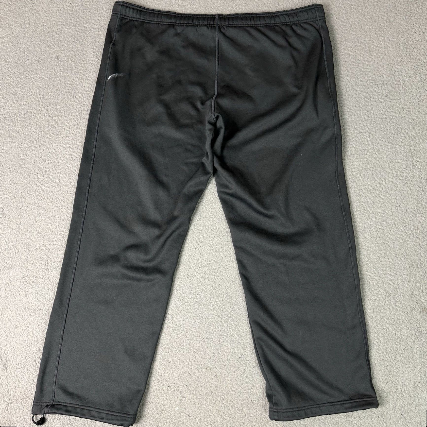 Nike Nike Pants Mens XL Gray Swoosh Therma Fit Drawstring Sweatpants Baggy Distressed Size US 36 / EU 52 - 6 Thumbnail