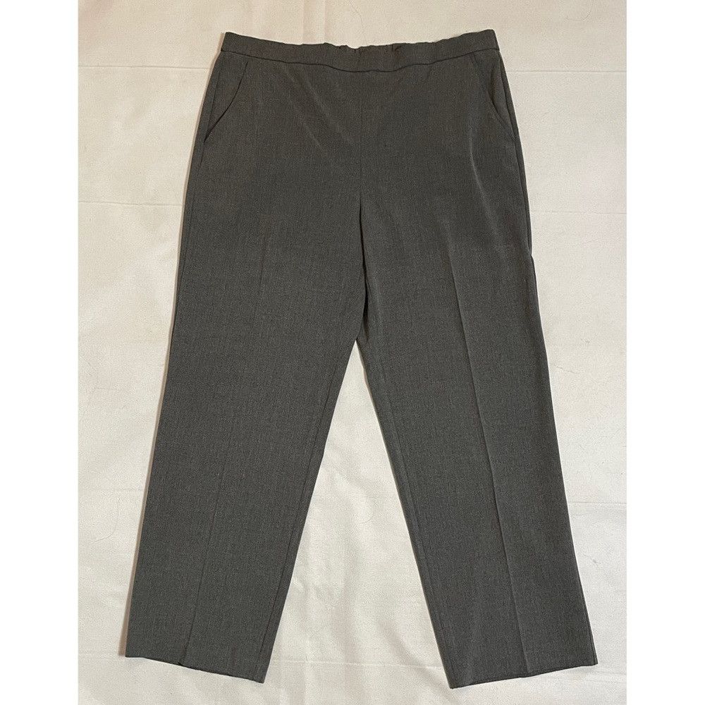 Other Sag Harbor Pull On Stretch Waist Grey Pants Size 14 Size 36" / US 14 / IT 50 - 1 Thumbnail