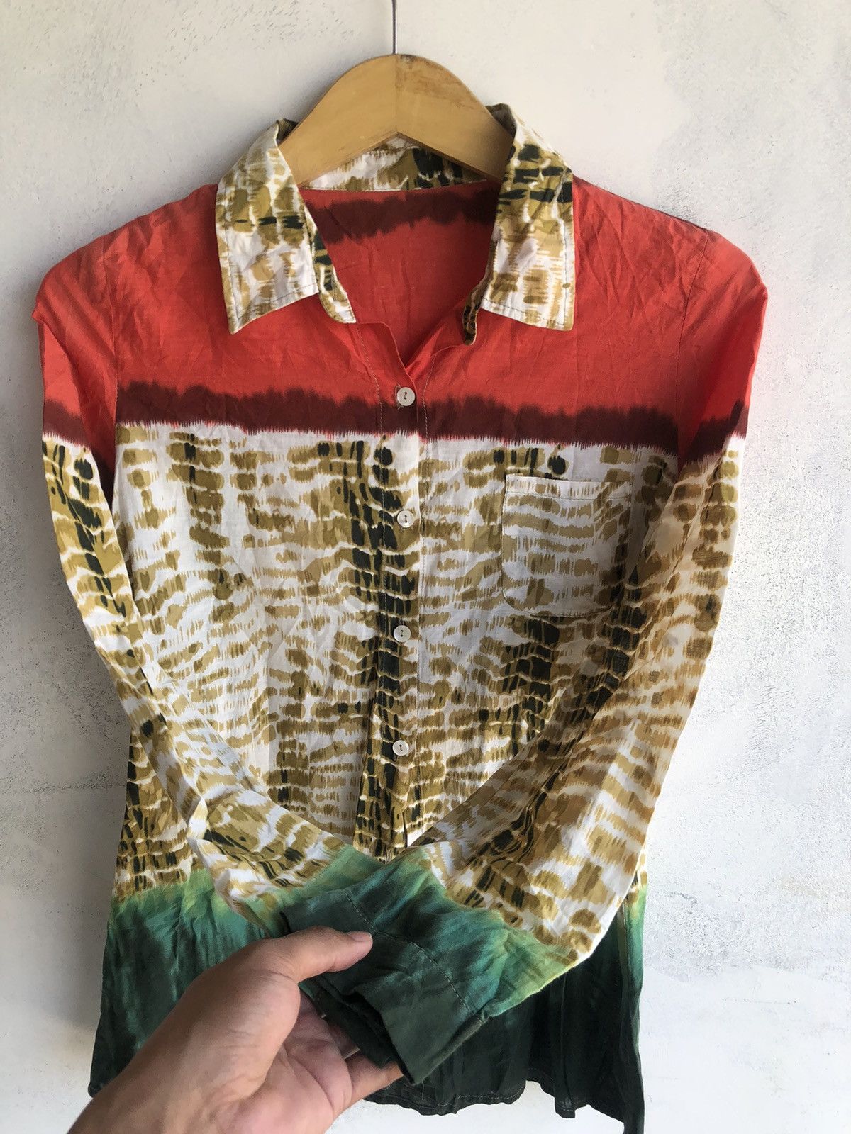Issey Miyake Japanese Button Shirt Issey Miyake Style Size US M / EU 48-50 / 2 - 2 Thumbnail