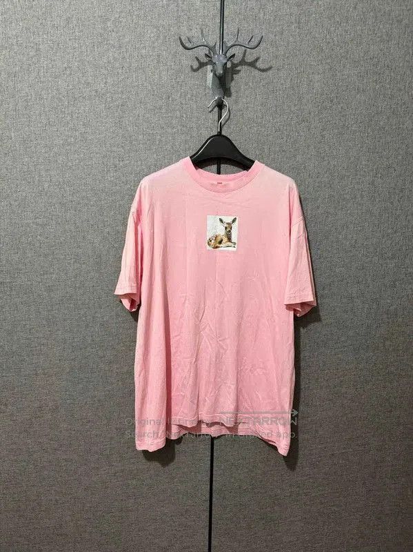 Burberry Pink Cotton Embroidered Logo T.
