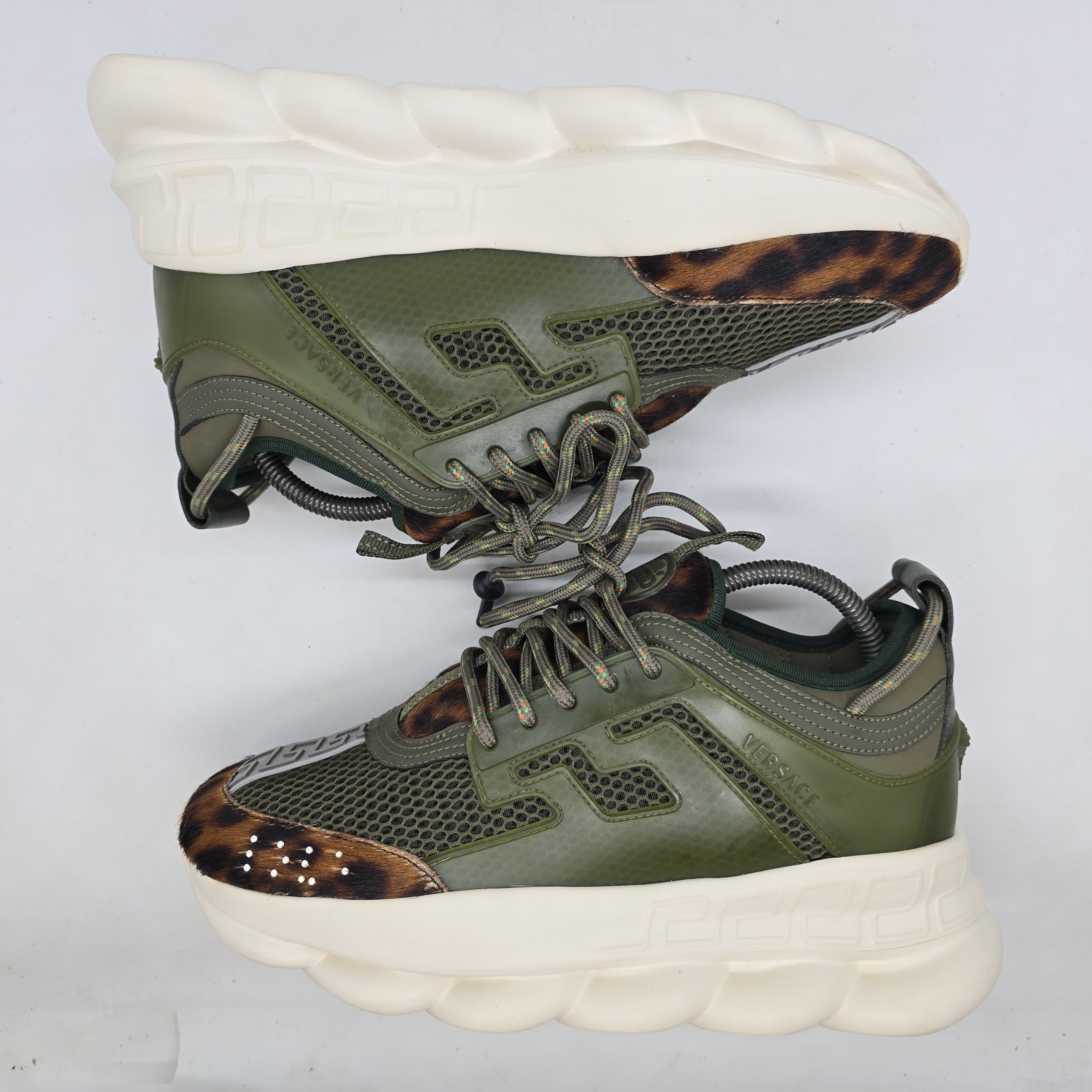 Versace Versace - Chain Reaction Sneakers Size US 8.5 / EU 41-42 - 6 Thumbnail