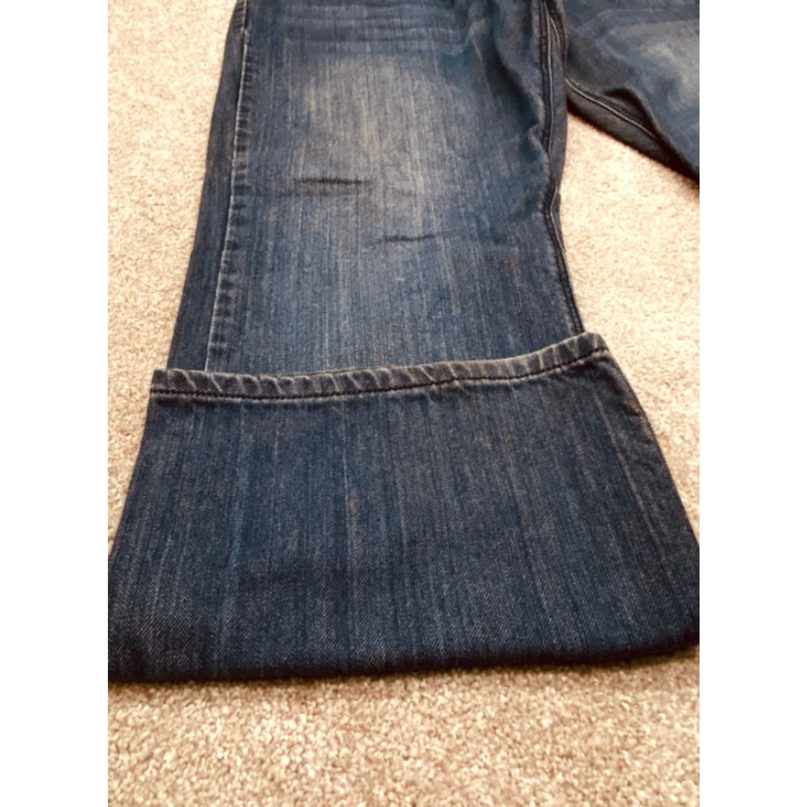 Denime VINTAGE Flypaper Jeans Denim Bootcut 36x30 Men 36 Inseam 100% Cotton Blue Bootscut 4293 Size US 36 / EU 52 - 2 Thumbnail
