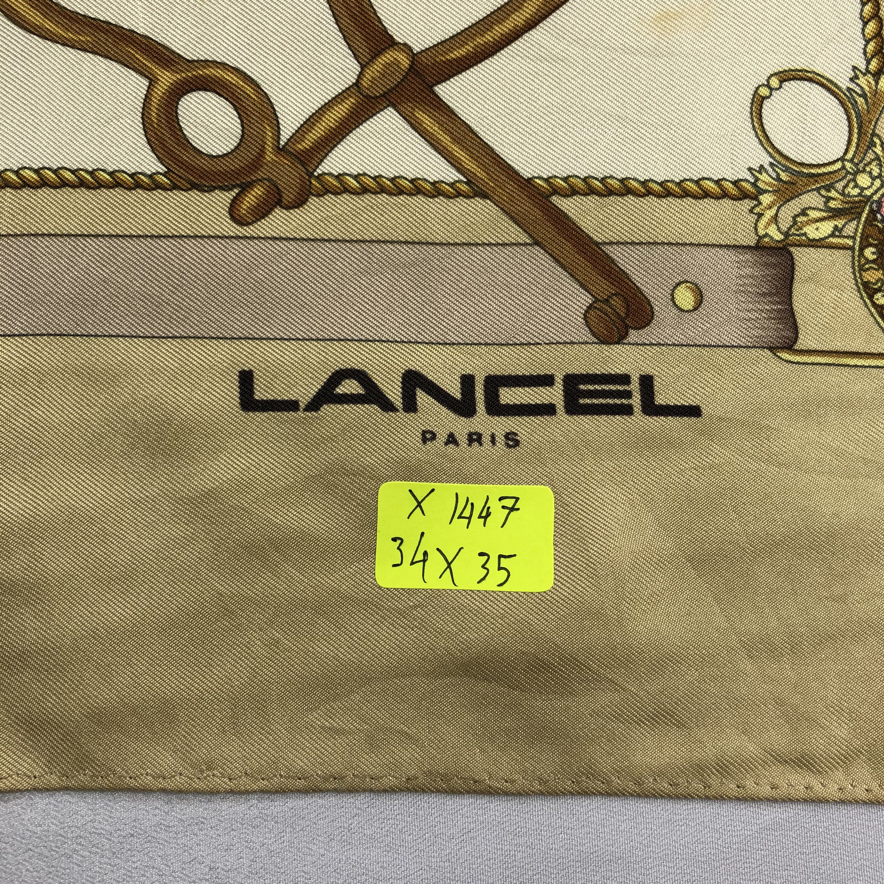 Lancel Vintage Lancel Silk Scarf Size ONE SIZE - 7 Thumbnail