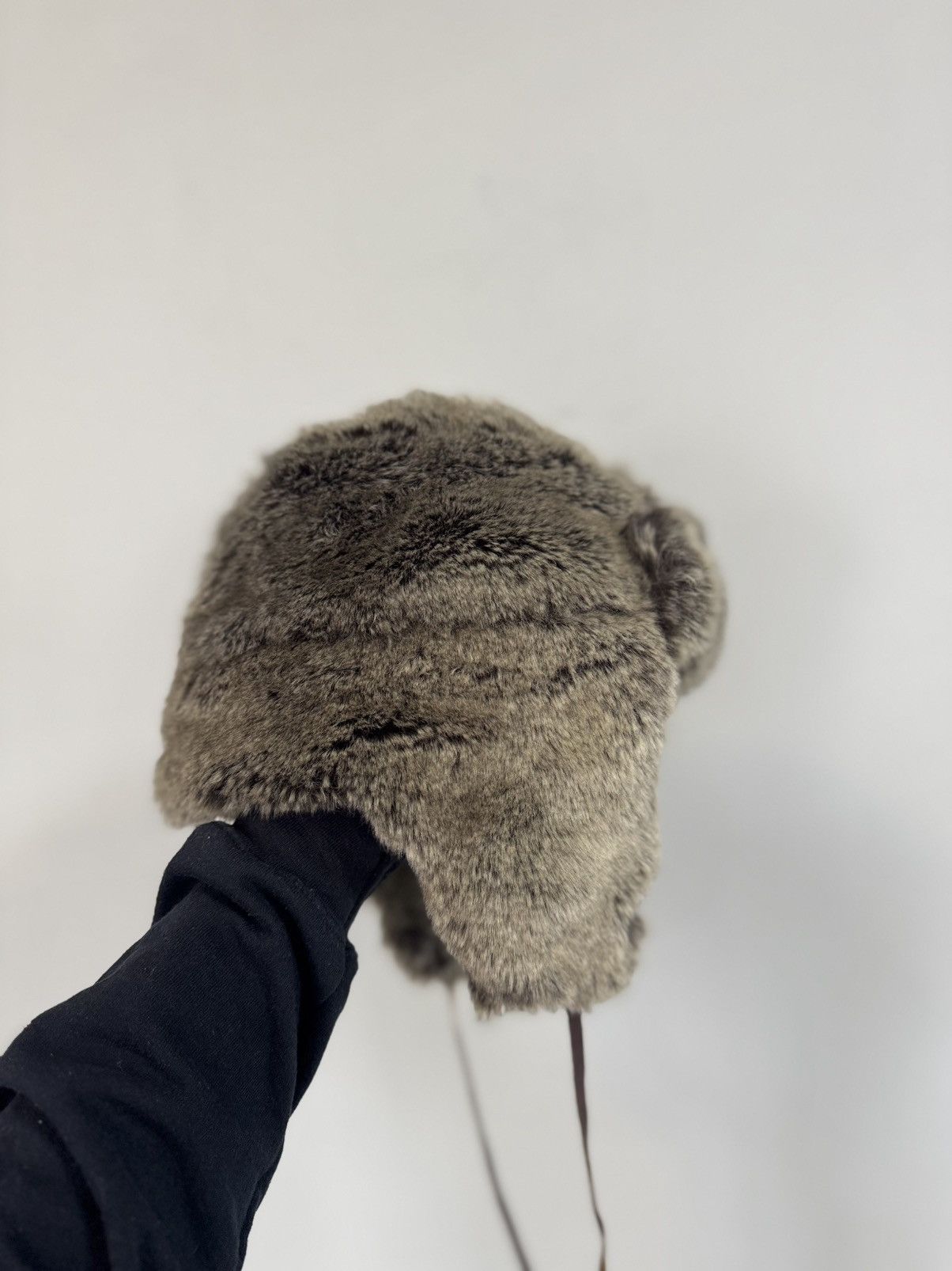 Japanese Brand Vintage fuzzy mohair japanese ushanka hat avant garde USA Size ONE SIZE - 3 Thumbnail