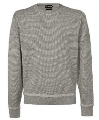 Tom Ford o1loc1c0724 TFK110 Crewneck Sweater in Grey Size US XL / EU 56 / 4 - 1 Preview