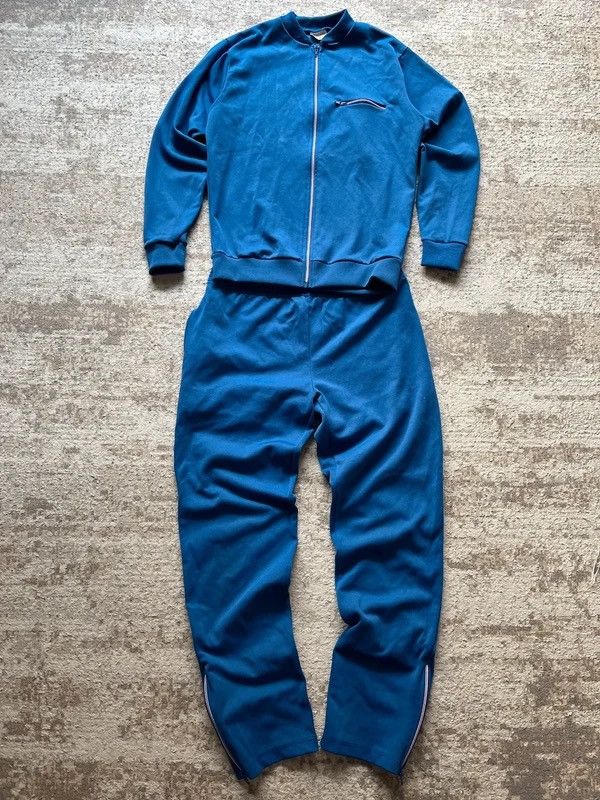 Other 1989 Vintage Track Suit Jacket + Pants France Blue Size S-M Size 40S - 1 Thumbnail