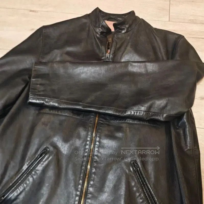 Louis Vuitton Louis Vuitton Oversized Green Leather Jacket . Size US XXL / EU 58 / 5 - 9 Thumbnail