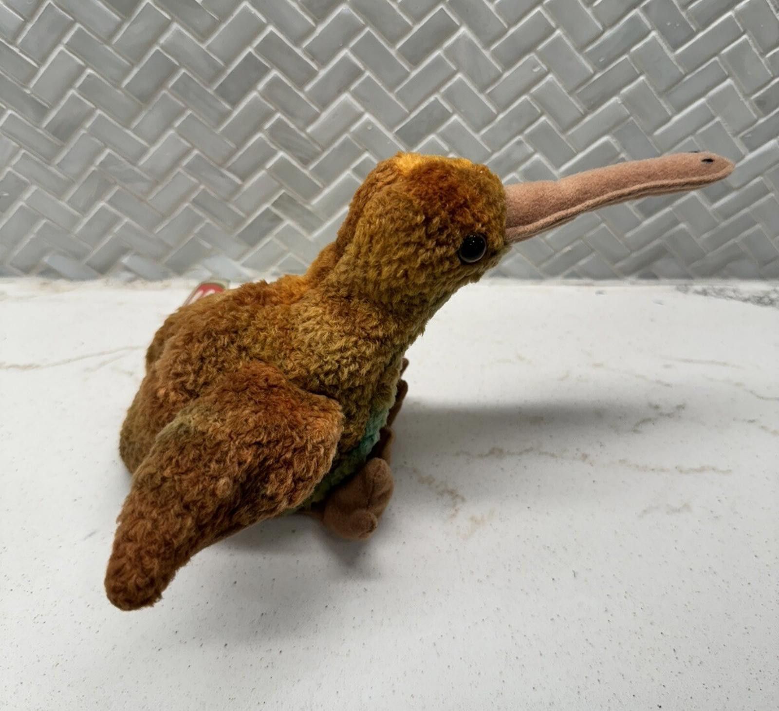 Tyler The Creator Beak Kiwi Bird 5th Gen 1998 Retired Ty The Beanie Babies Size ONE SIZE - 3 Thumbnail