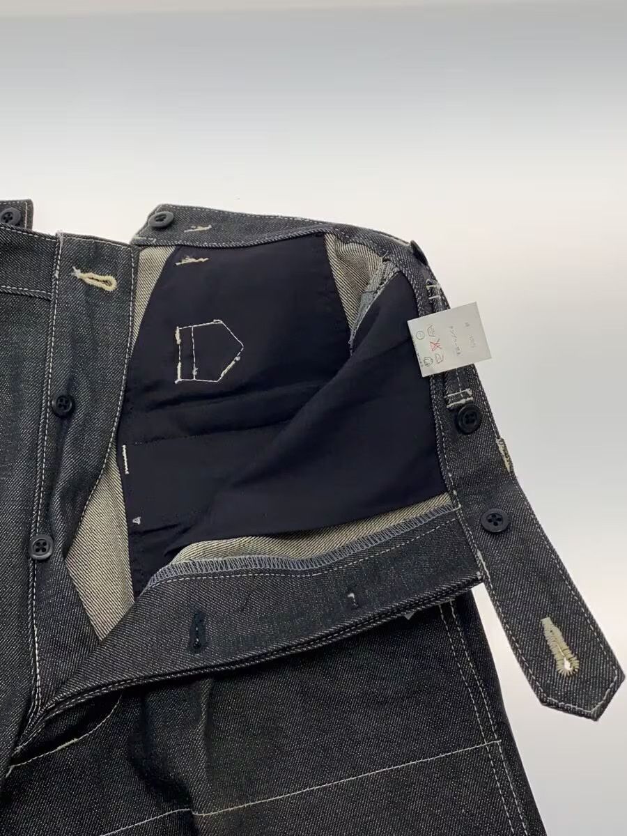 Y's for Men × Yohji Yamamoto Contrast Stitch Wide Leg Denim Jeans Size US 33 - 3 Thumbnail