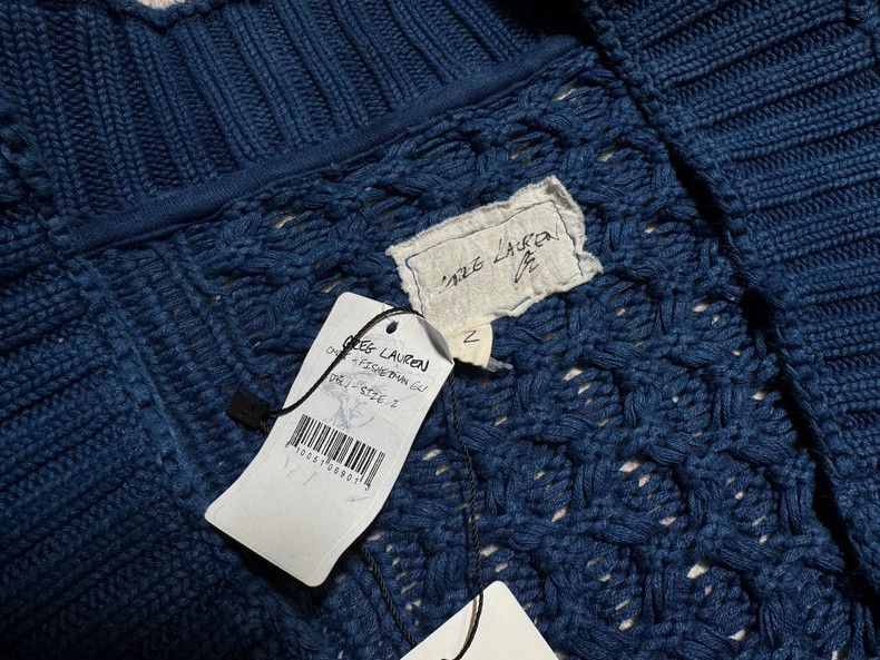 Greg Lauren greg lauren size 2 Knitted Taoist robe in navy blue 2506-N Size US M / EU 48-50 / 2 - 3 Thumbnail