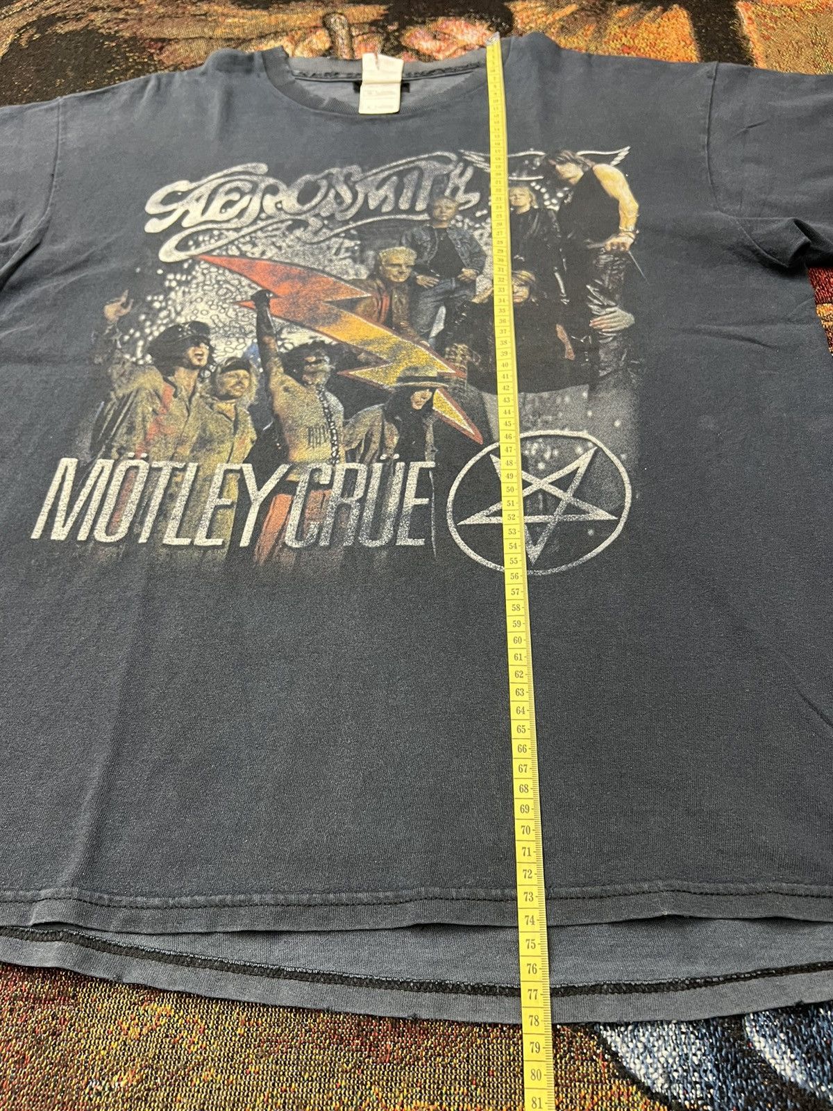 Band Tees Vintage '06 Aerosmith x Motley Crue Tour Tee Size US XL / EU 56 / 4 - 14 Thumbnail