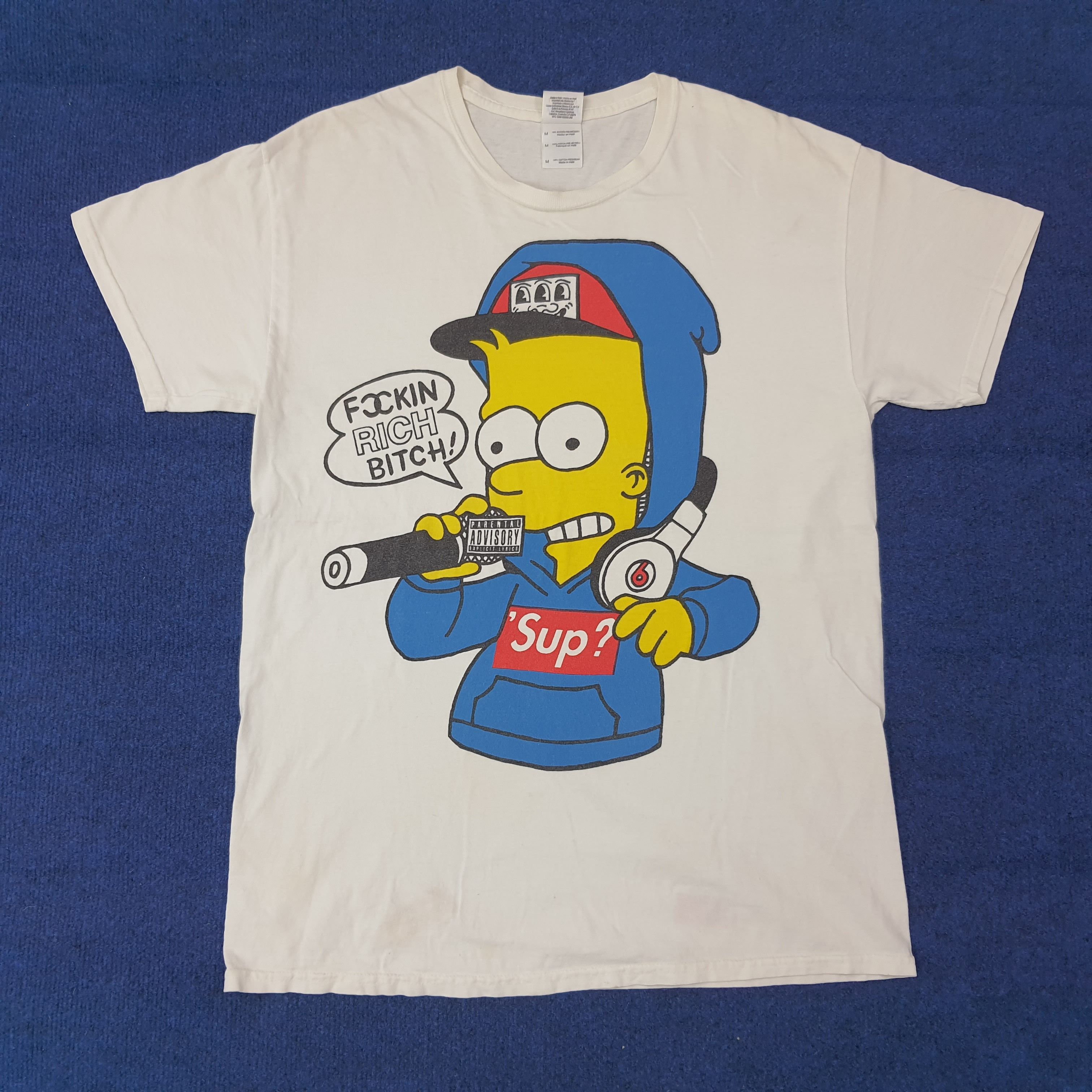 The Simpsons Vintage The Simpson Hip Hop Streetwear Tshirt C267N30 Size US M / EU 48-50 / 2 - 1 Thumbnail