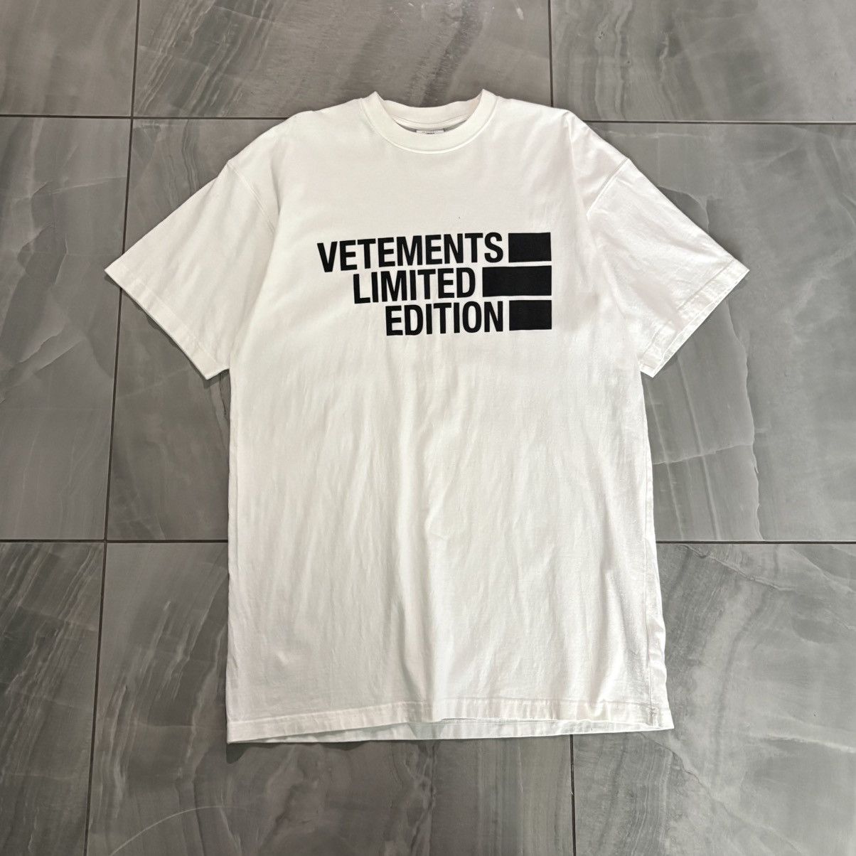 Vetements Vetements “Limited edition” shirt white | Grailed