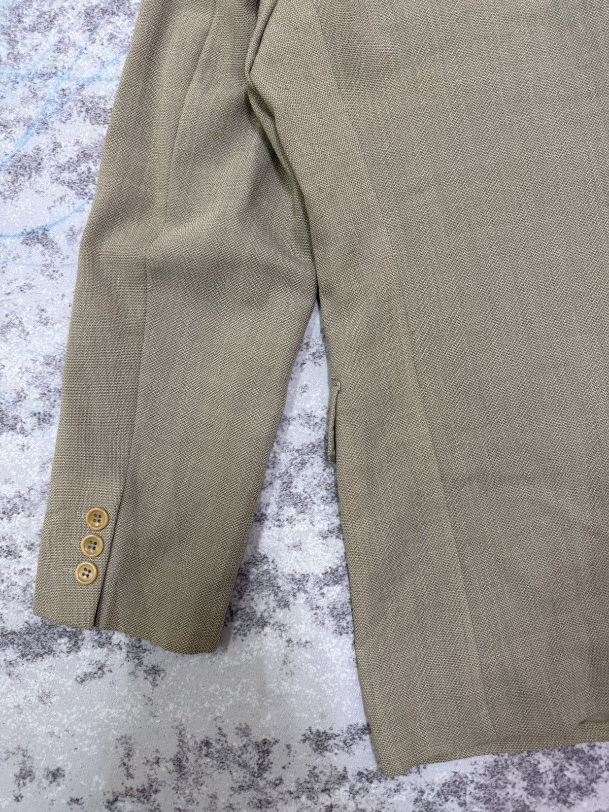 Kenzo VINTAGE 90s KENZO HOMME LINEN BLAZER Size 40S - 13 Thumbnail