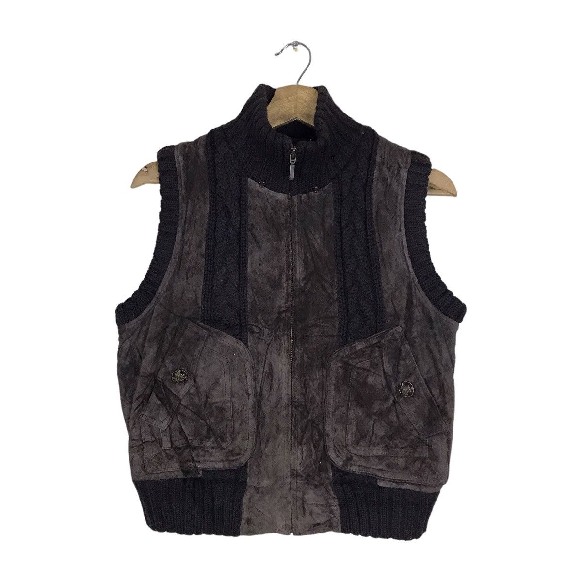 Vintage RO MAXXI Italy Suede Vest