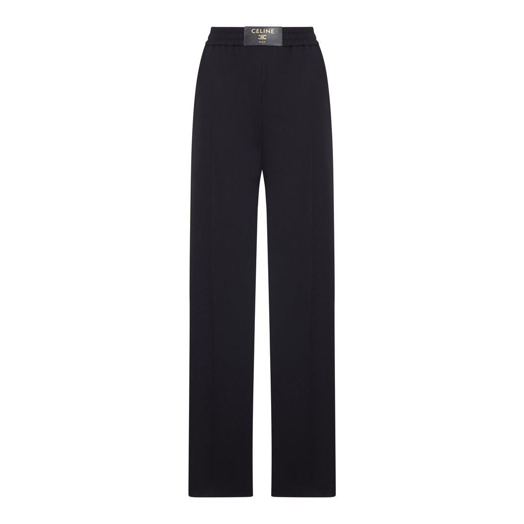 CELINE Black Wool Trousers New )