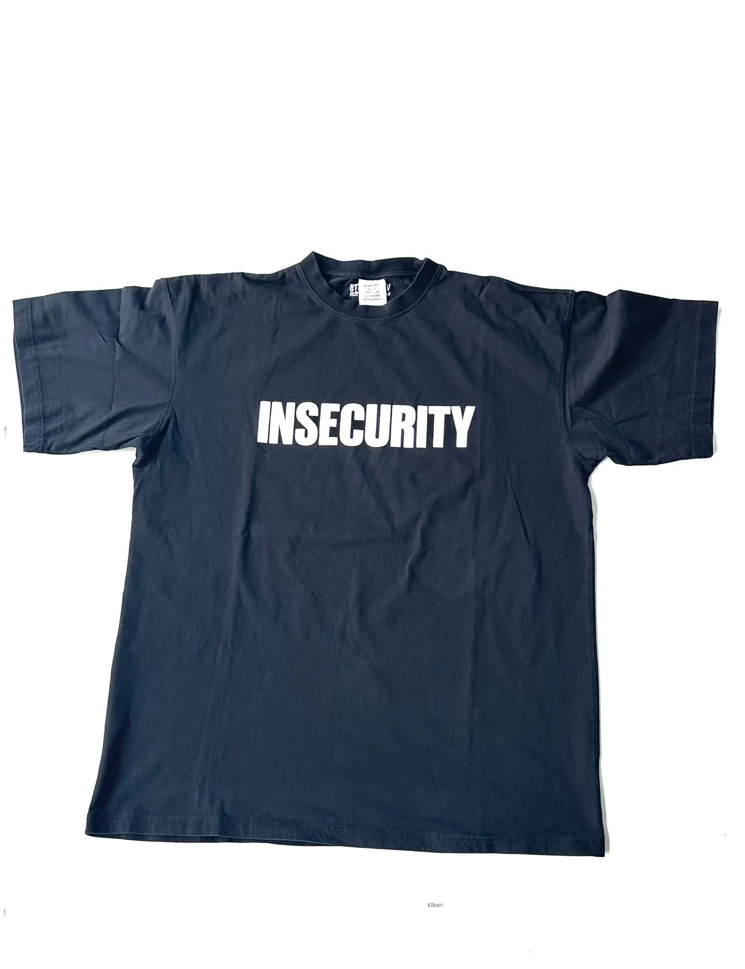 Vetements Vetements Insecurity Logo T-Shirt Size US XS / EU 42 / 0 - 1 Thumbnail
