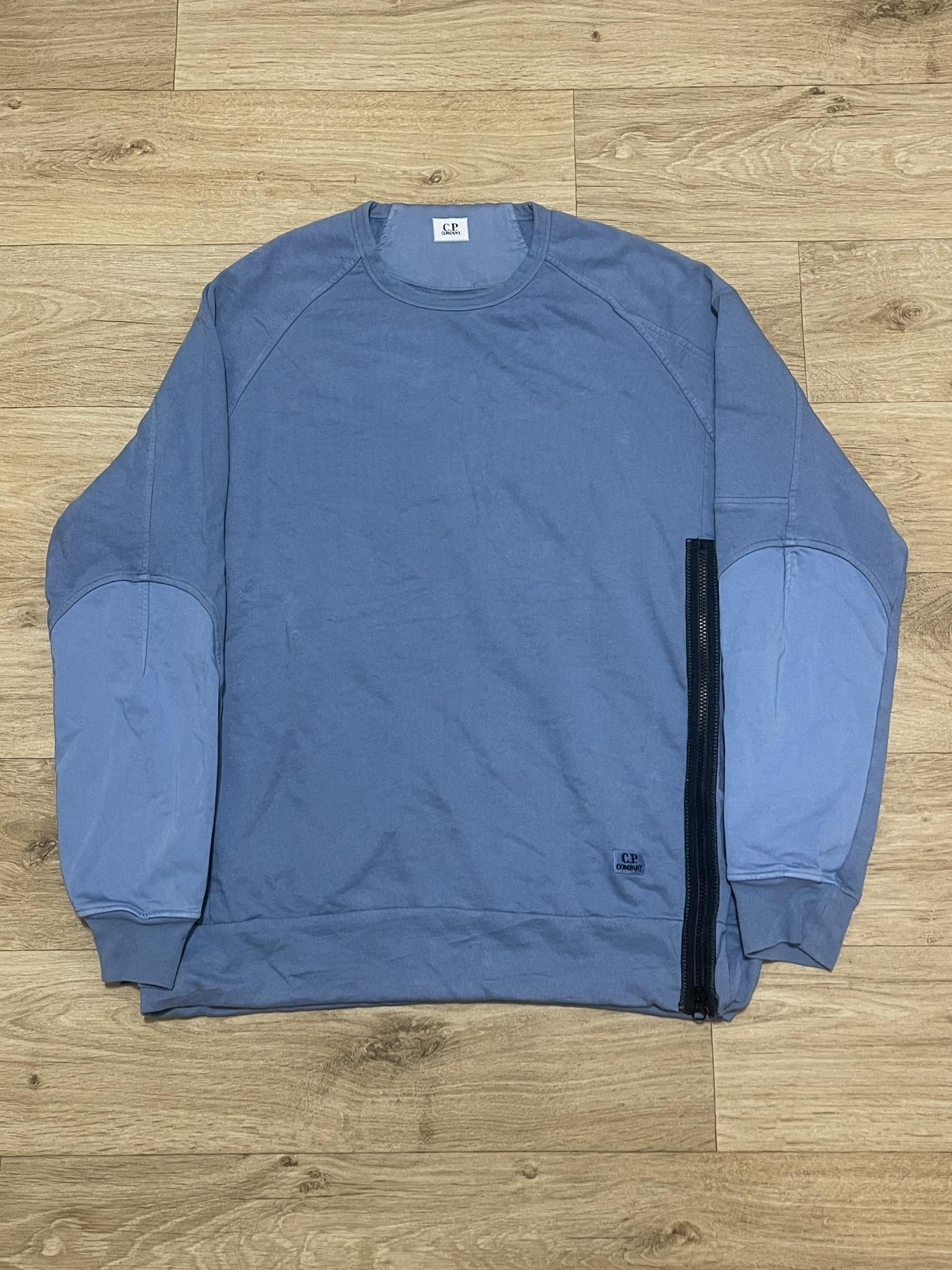 image of C P Company Cp Company Pull-Over Sweat-Shirt in Blue, Men's (Size XL)